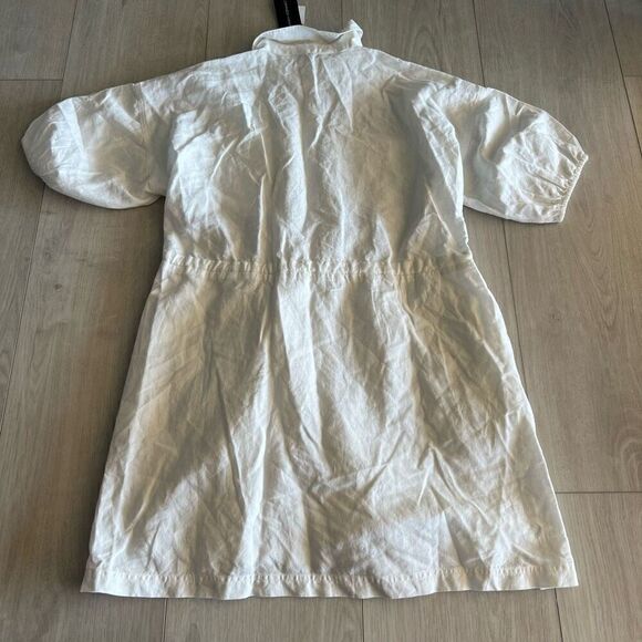 French Connection Tie Waist Shirtdress size s - Picture 2 of 6